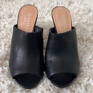 Franco Sarto Black High Heels Mules - Size 8.5